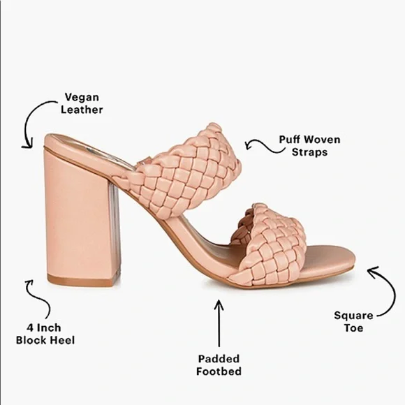 NWT Journey + Crew Block Heel Sandal - Picture 3 of 4